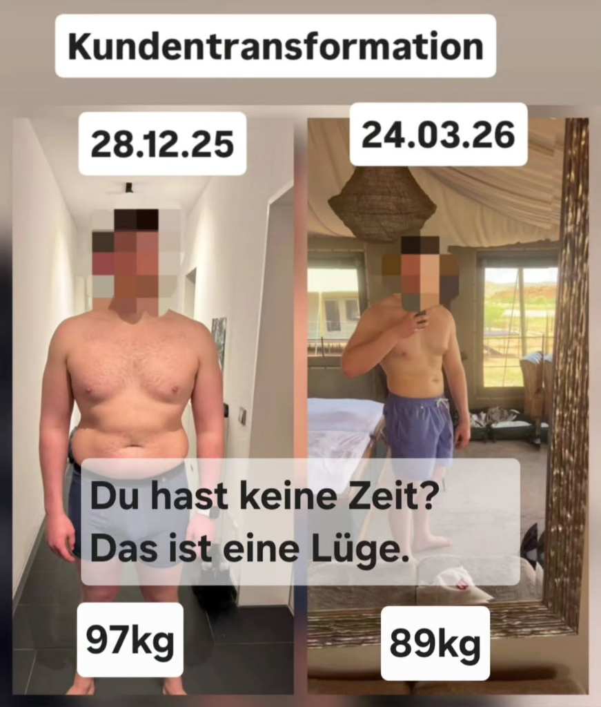 Transformation Fettverlust